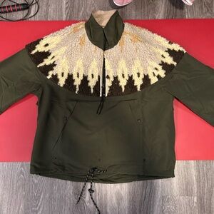 Kapital Olive and Cream Ski Jacket